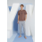 KLY 2104 O.YAKA PİJAMA TAKIM GRİ