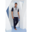 KLY 2116 MİDİ YAKA PİJAMA TAKIM BORDO