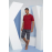 KLY 2203 BATTAL MİDİ YAKA KAPRİ TAKIM İNDİGO