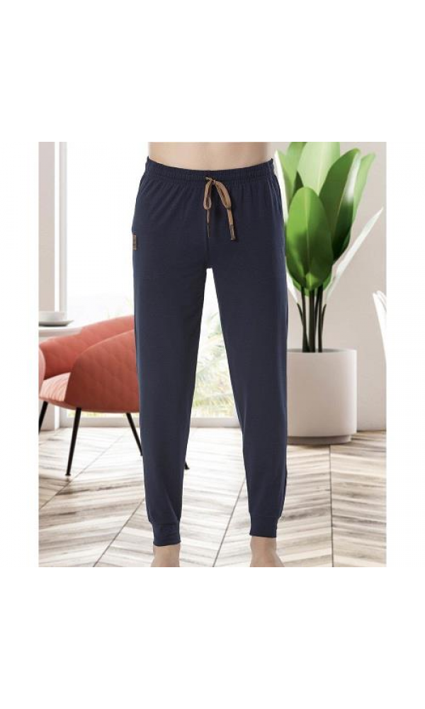 KLY ERKEK TEK ALT UCU LASTİKLİ PİJAMA 120R SİYAH