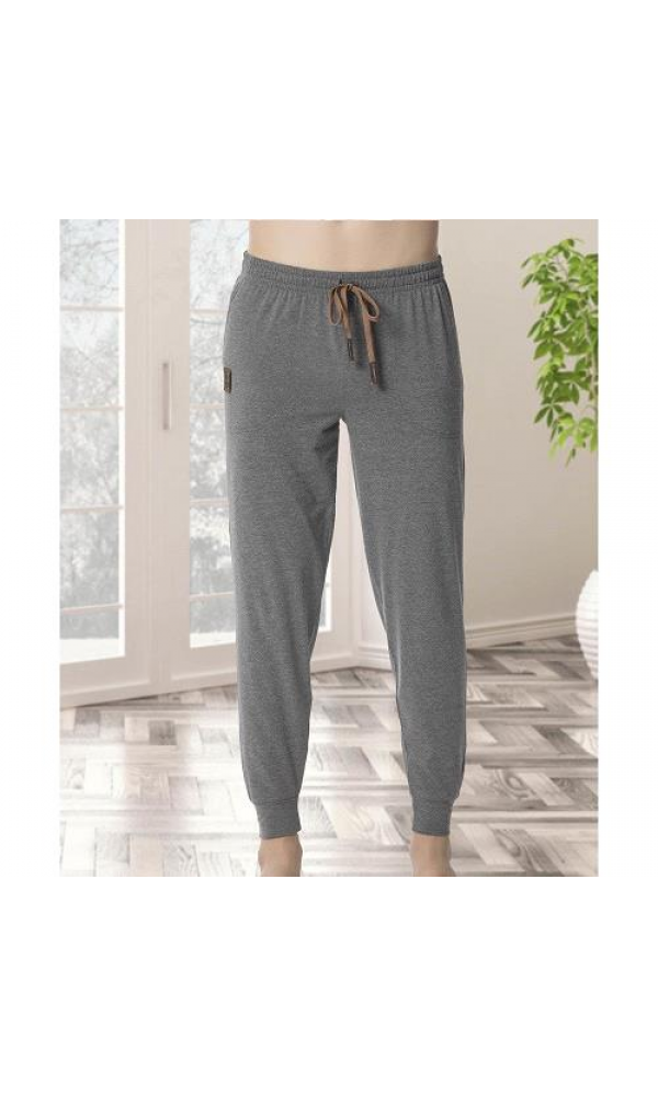 KLY ERKEK TEK ALT UCU LASTİKLİ PİJAMA 120R SİYAH