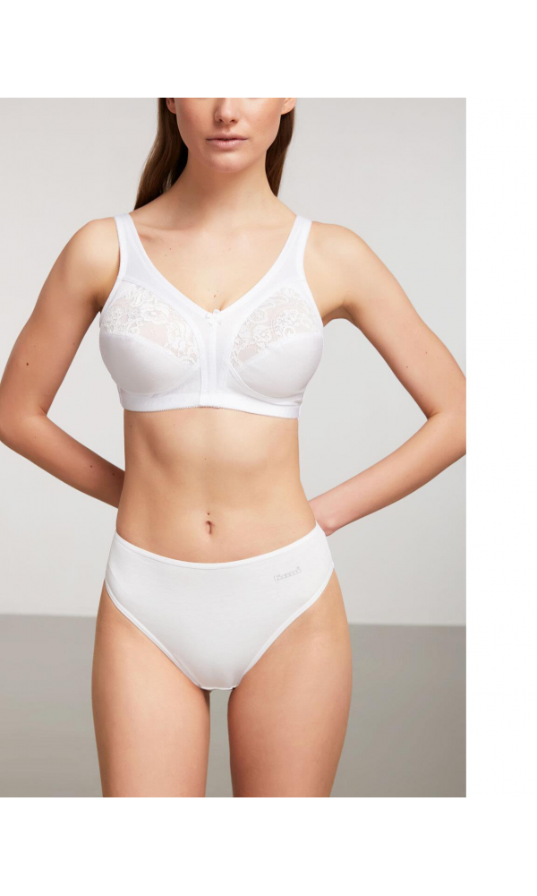KOM BAYAN BASIC 2LI SLIP BEYAZ
