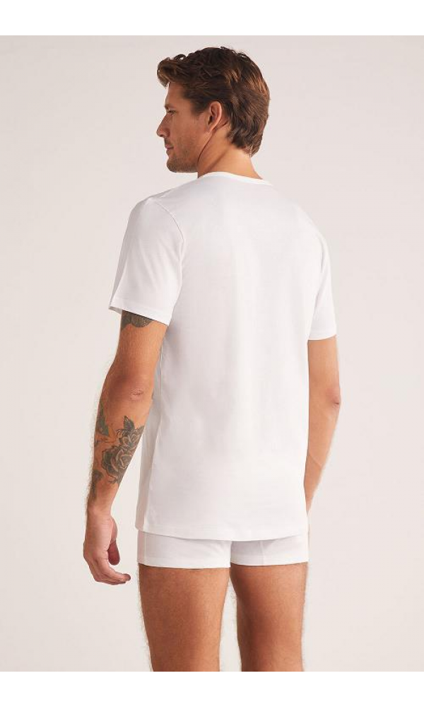 KOM ERKEK ENRICO 2LI T-SHIRT SİYAH