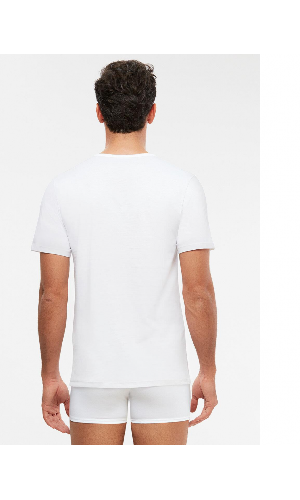KOM ERKEK HULIO 2LI T-SHIRT BEYAZ