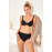 LAPİENO 254262 Kaplı Toparlayıcı Bikini Takım SİYAH
