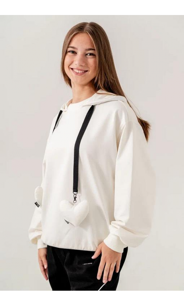 LOCO LOCO 7307 KIZ ÇOCUK SWEAT SİYAH