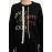 LOCO LOCO 7860  İKİ İPLİK  KIZ ÇOCUK SWEAT SİYAH