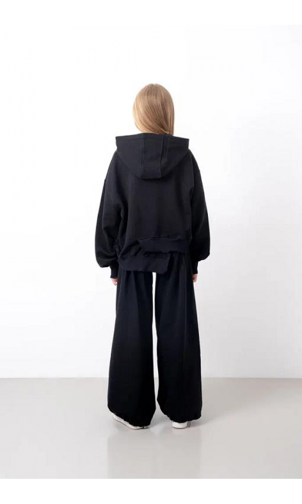 LOCO LOCO 7893 KIZ ÇOCUK SWEAT SİYAH