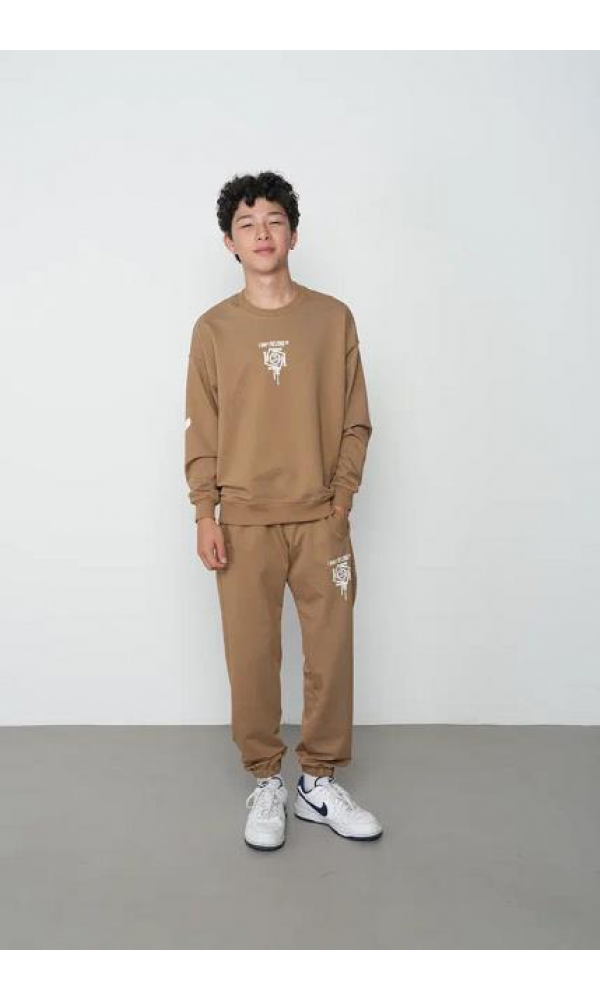 LOCO LOCO 8139 İKİ İPLİK ERKEK TAKIM CAMEL