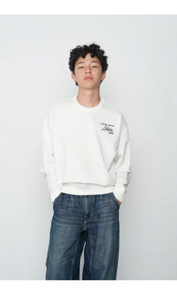 LOCO LOCO 8144 ERKEK ÇOCUK SWEAT SİYAH