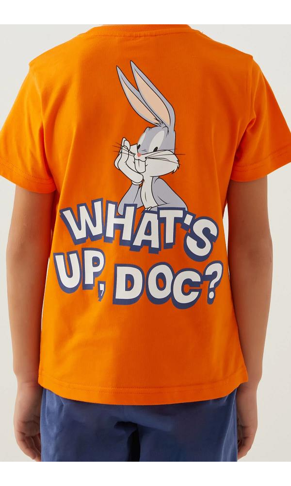 Looney Tunes Erkek Çocuk Kapri Takım TURUNCU