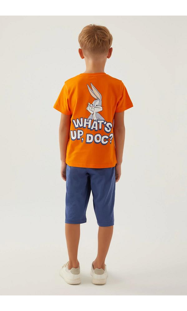 Looney Tunes Erkek Çocuk Kapri Takım TURUNCU