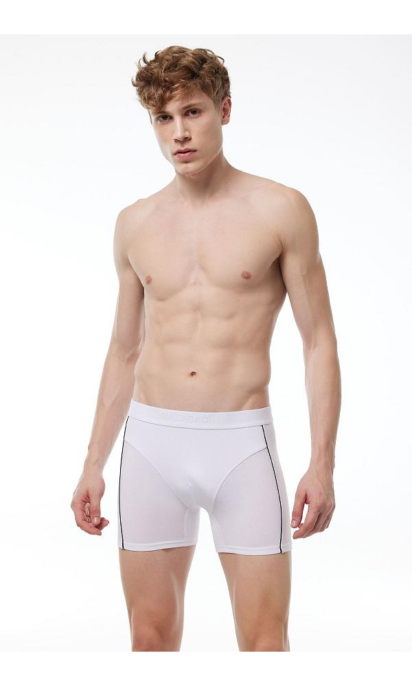 MALABADİ 017 ERKEK TROY UZUN BOXER SİYAH