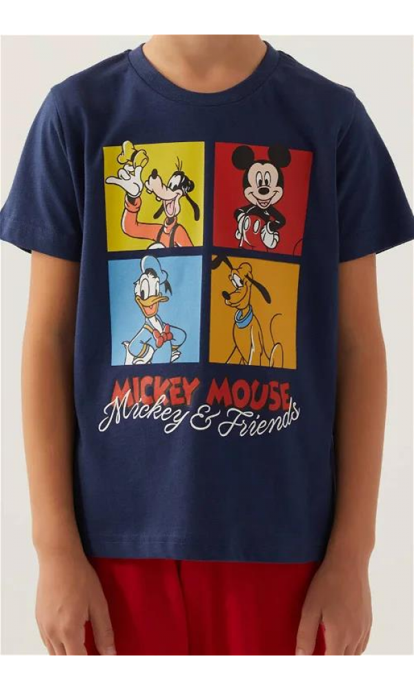 Mıckey Mouse Erkek Çocuk İkili Takım Koyu İndigo