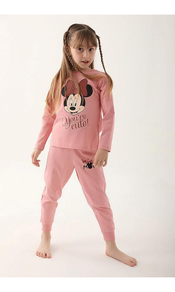 MINNIEMOUSE D4812-G KIZ UZUN KOL TAKIM SİYAH