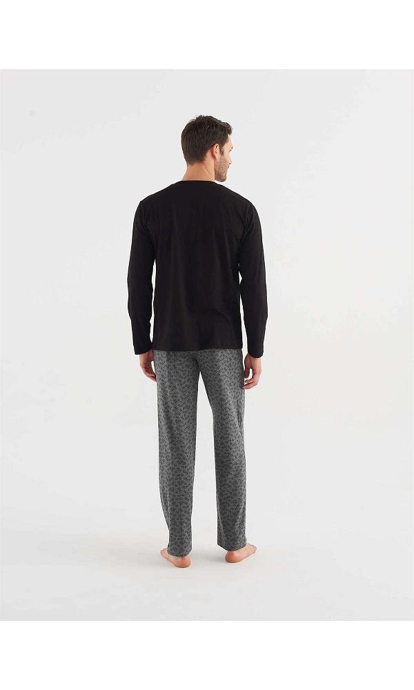 MOD 3735 ERKEK Patlı Pijama Takım TEN