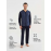 MOD 3736 ERKEK Boydan Patlı Pijama Takım SİYAH