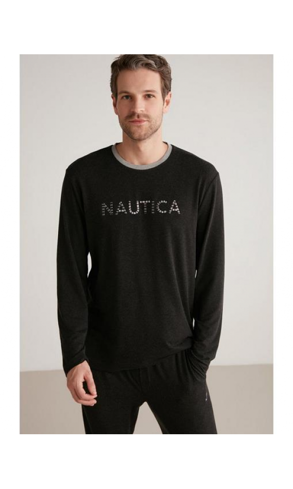 NAUTİCA M621 ERKEK PİJAMA TAKIMI SİYAH