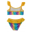 NEOPY 255207  Naırobı Fırfır Detaylı Kız Çocuk Bikini BEYAZ