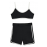 NEOPY 255309 Landau Bustiyet Şortlu İkili Bikini YEŞİL