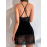 NIGHTLIGHT 3496  FANTAZİ GECELİK SİYAH