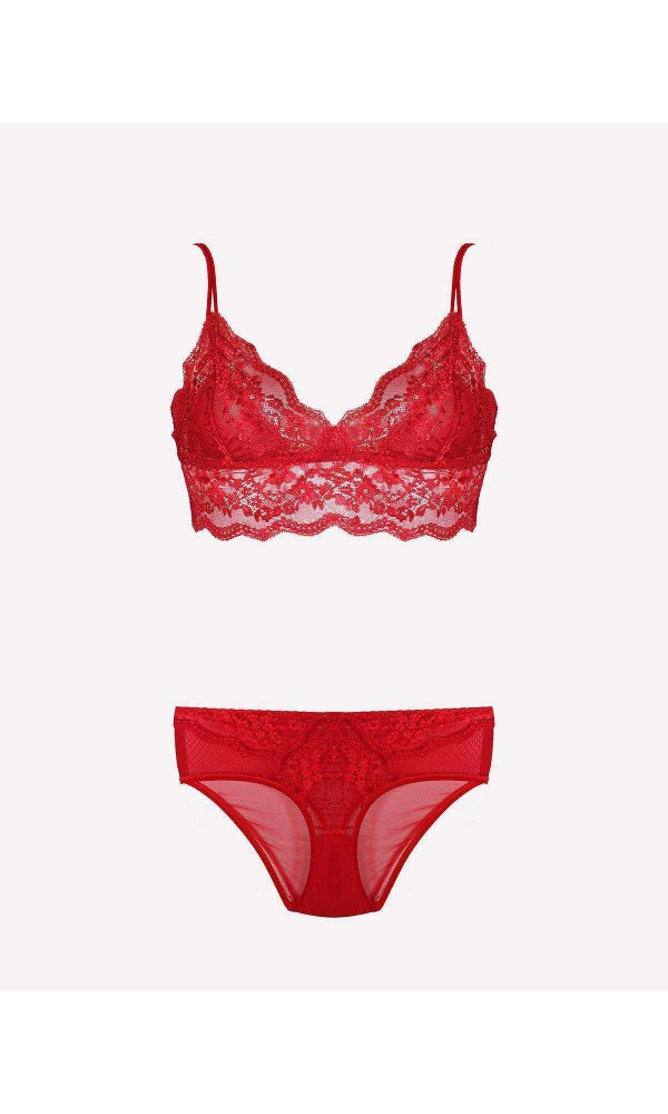 NURTEKS BRALET SÜTYE TAKIM 4040 ROYAL