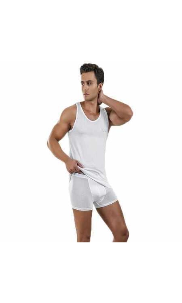 P.CARDİN 150 ATLET BOXER TAKIM BEYAZ