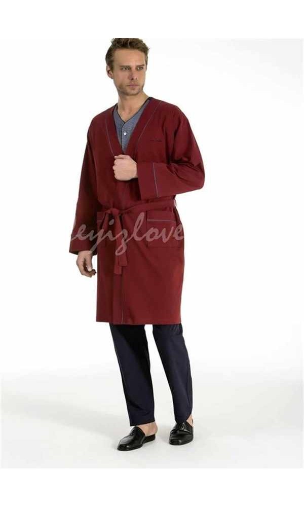 P.CARDİN 5540 5Lİ ERKEK ROB TAKIM BORDO