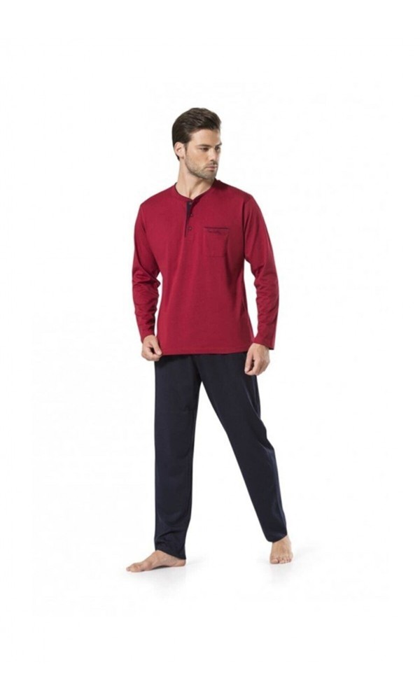 P.CARDİN 5590 5Lİ ERKEK ROB TAKIM BORDO