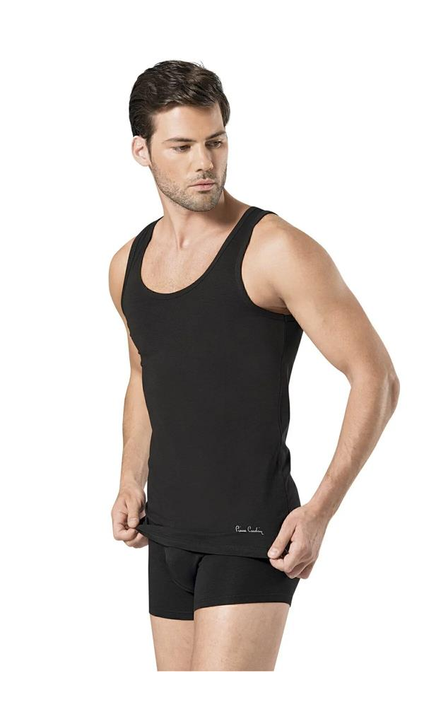 PİERRE CARDİN 145 MODAL ATLET BOXER TAKIM SİYAH