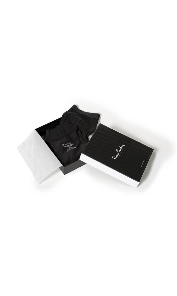 PİERRE CARDİN 145 MODAL ATLET BOXER TAKIM SİYAH