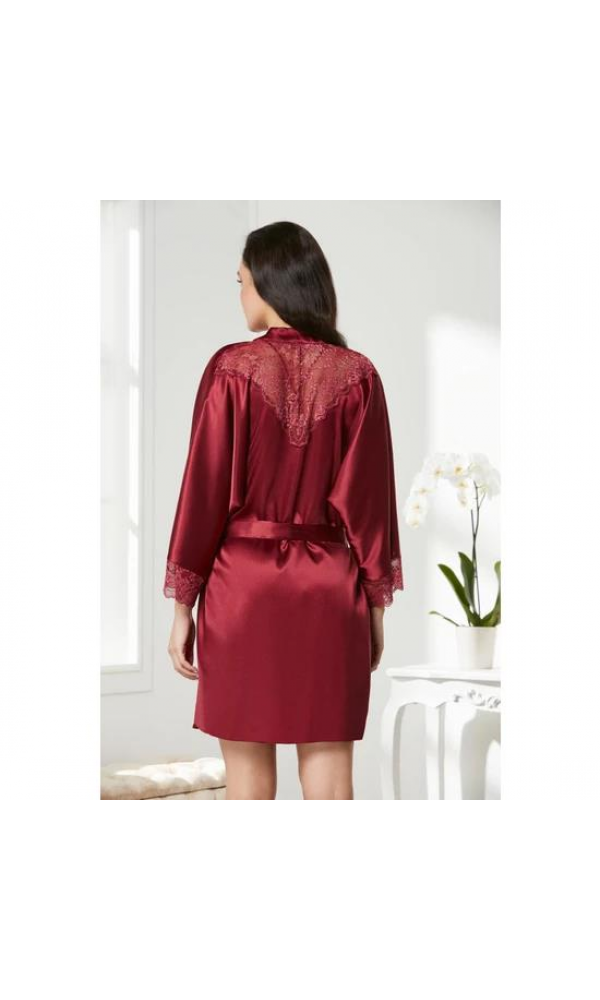 PİERRE CARDİN 4280 SABAHLIK GECELİK TAKIM BORDO