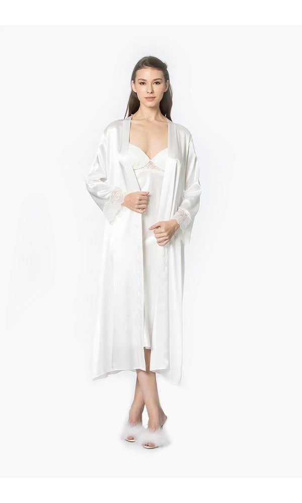 PİERRE CARDİN 4370 KAPLI SABAHLIK GECELİK TK MİST