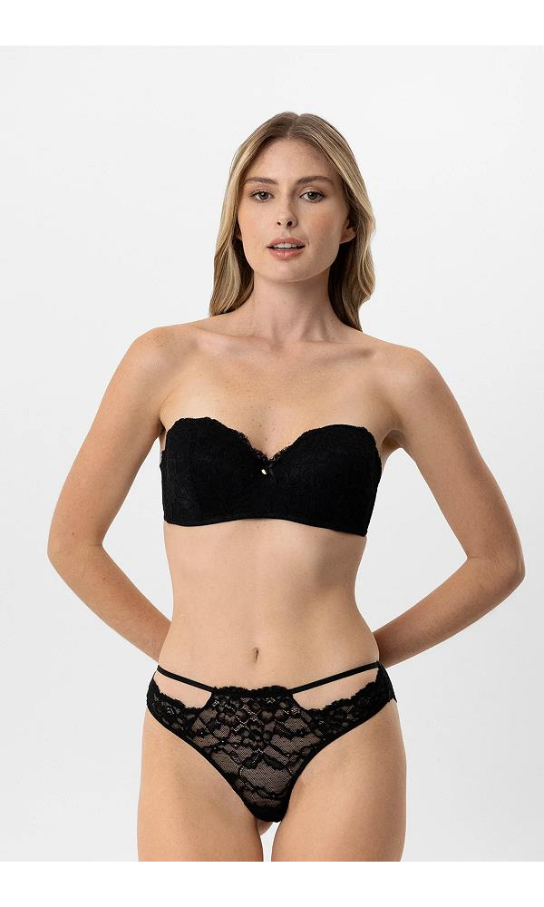 PİERRE CARDİN 4903 LOTUS SÜTYEN TAKIM SİYAH