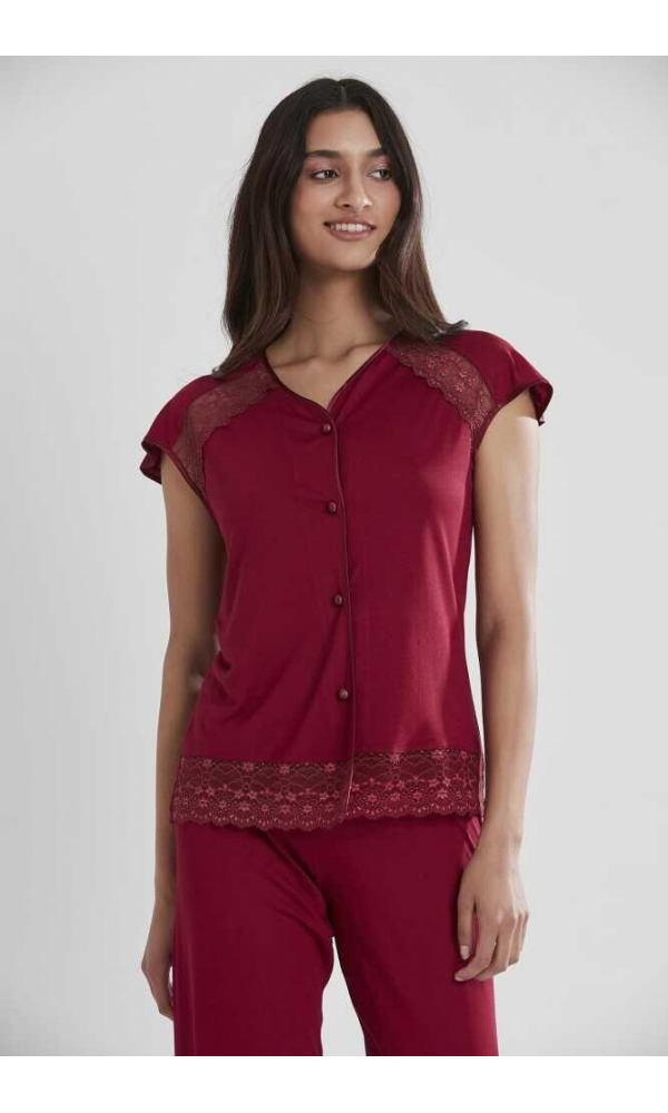 PİERRE CARDİN 5025 KOTON 6LI SET BORDO