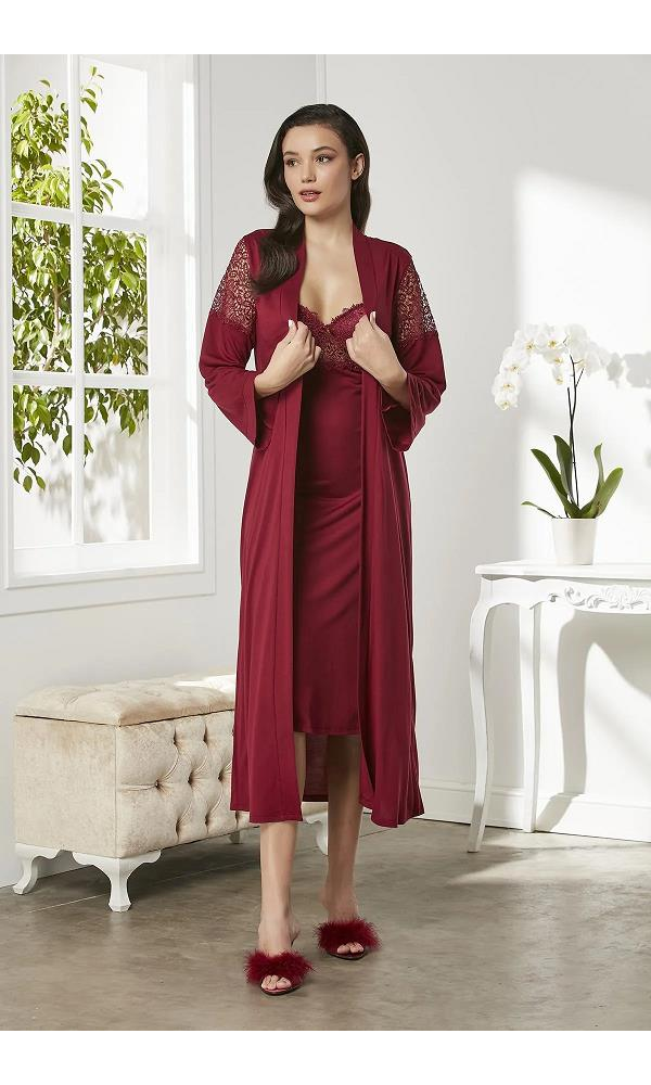 PİERRE CARDİN 5045 PENYE 6LI SET BORDO