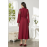 PİERRE CARDİN 5045 PENYE 6LI SET BORDO