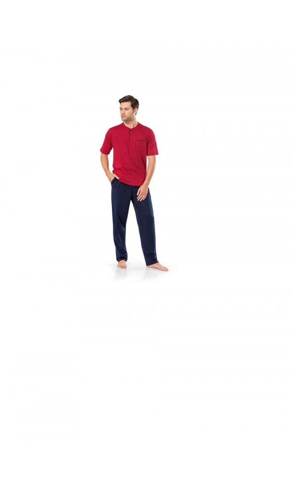 PİERRE CARDİN 5370 3LÜ ERKEK PİJAMA TAKIMI LACİVERT
