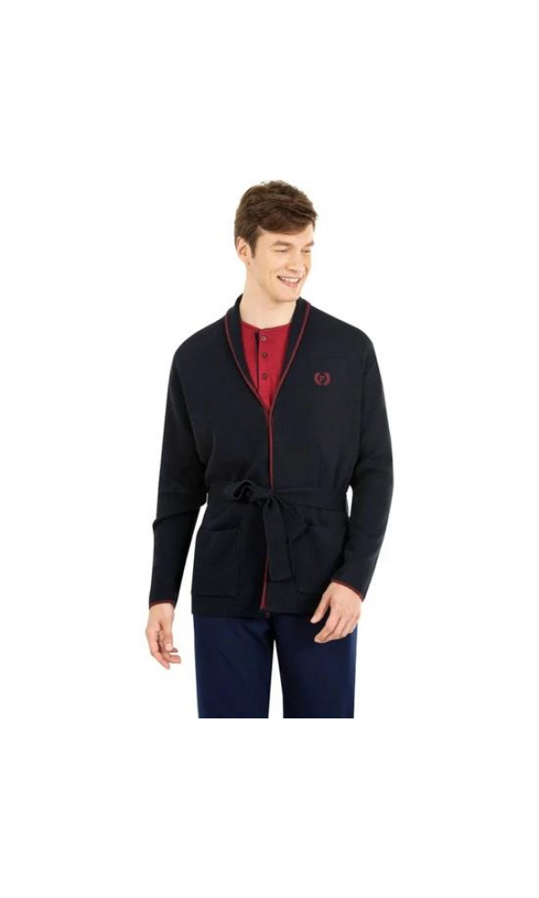 PİERRE CARDİN 5630 3LÜ ERKEK ROB TAKIM BORDO