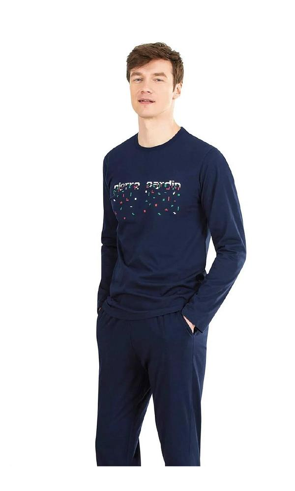 PİERRE CARDİN 6028 ERKEK PİJAMA TAKIMI PEMBE