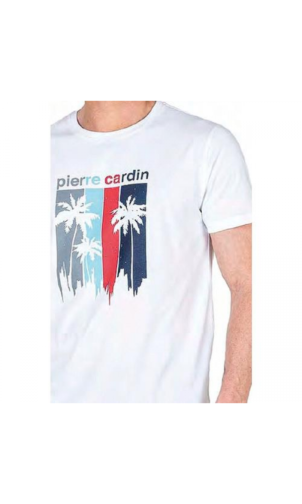 PİERRE CARDİN 6041  PİJAMA TAKIMI BEYAZ