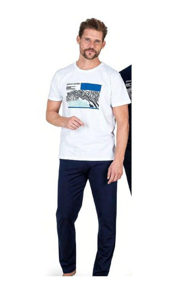 PİERRE CARDİN 6044  PİJAMA TAKIMI YEŞİL