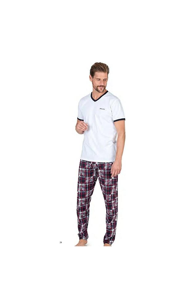 PİERRE CARDİN 6046 V YAKA PİJAMA TAKIMI LACİVERT