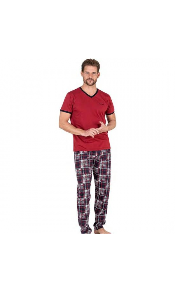 PİERRE CARDİN 6046 V YAKA PİJAMA TAKIMI LACİVERT