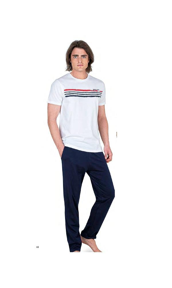 PİERRE CARDİN 6048 PİJAMA TAKIMI BEYAZ