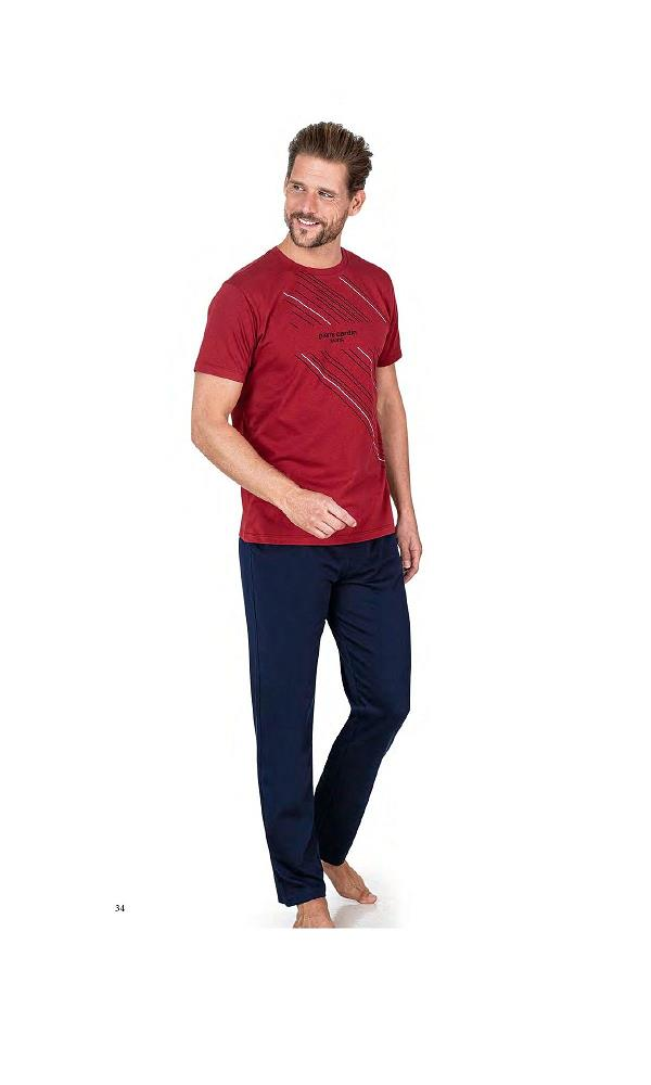 PİERRE CARDİN 6049 PİJAMA TAKIMI BORDO