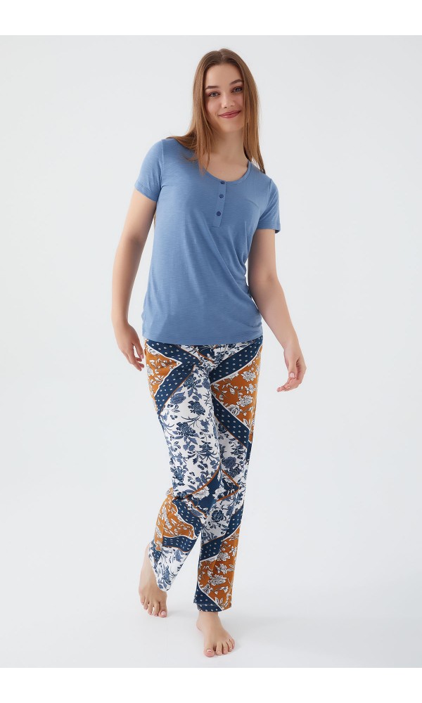 PİERRE CARDİN PC8507 PİJAMA TAKIMI EKRU