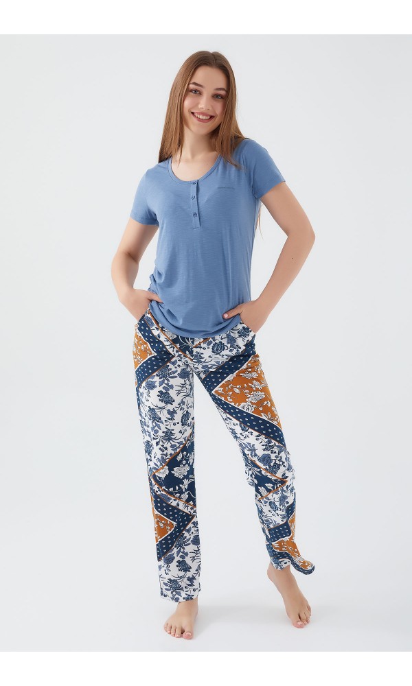 PİERRE CARDİN PC8507 PİJAMA TAKIMI EKRU