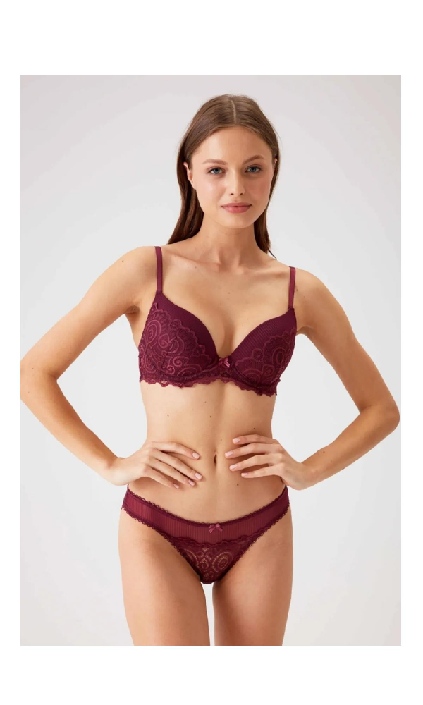 PİERRE CARDİN ROME SOFT PUSH UP TAKIM 4740 EKRU