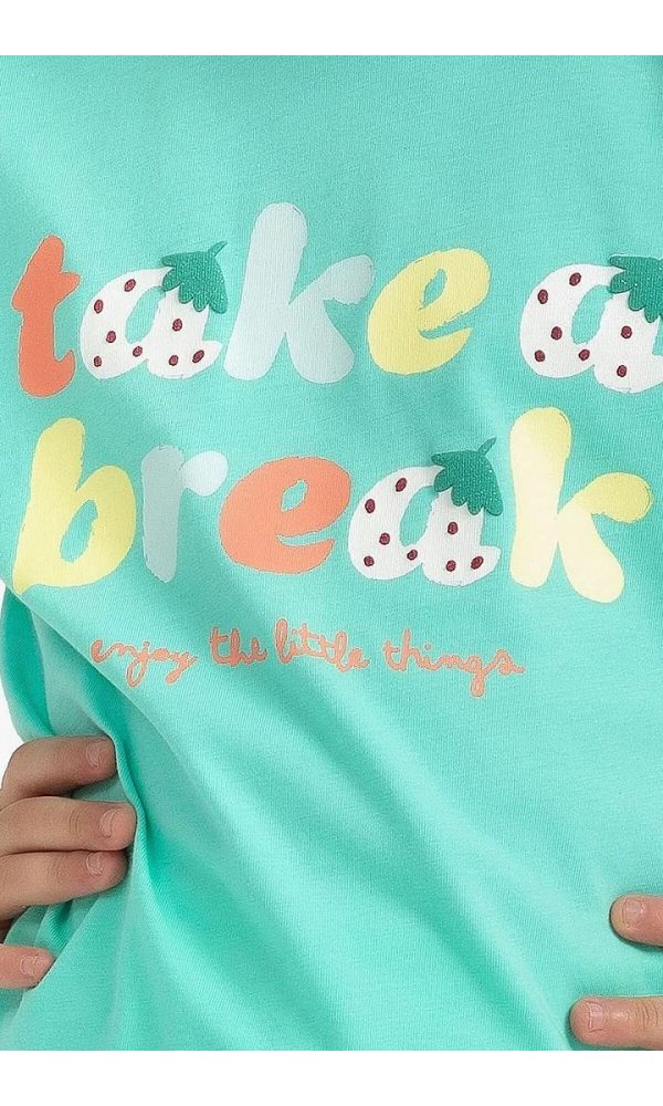 ROLY POLY 2757-G KIZ ÇOCUK PİJAMA TAKIM TURUNCU